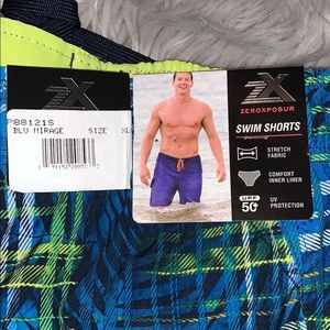 ZeroXposur Mens Guard 4 Way Stretch Board Short//Swim Trunks